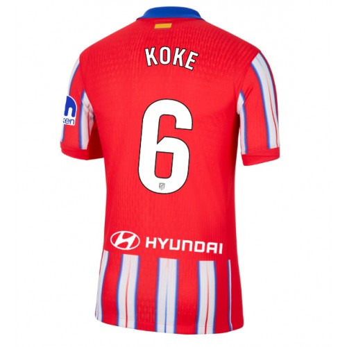 Dres Atletico Madrid Koke #6 Domaci 2024-25 Kratak Rukav